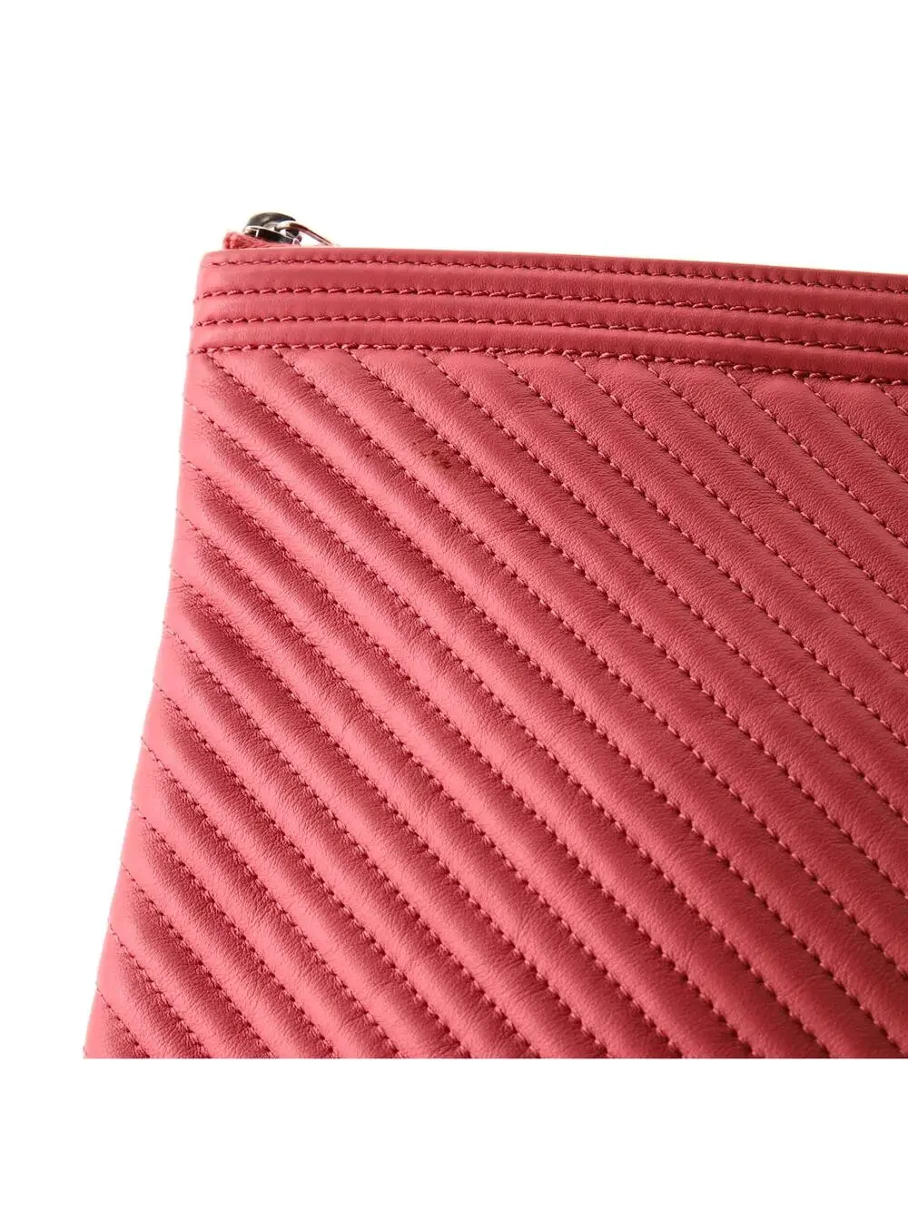 Chanel Boy O Case Clutch Chevron #191590C75B